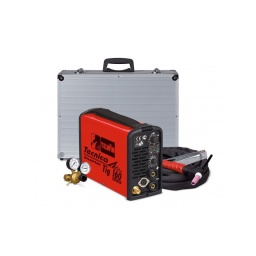 Tecnica tig 160 dc-hf/lift

poste de soudure inverter. portable. monophase. ventile. contrôle par microprocesseur pour soudage tig et mm  en courant continu (dc) avec possibilité d'amorcage hf (haute frequence) ou lift. 
utilisation pour differents materiaux tels que acier. acier inox. titane. cuivre. nickel et leurs alliages. 

caracteristiques techniques :

-tension du reseau 50/60hz : 230v
-courant absorbe 60% max : 13/25a
-puissance absorbee 60% max : 1.7/3.7kw
-rendement : 0.8
-facteur de puissance : cos 0.6
-tension a vide max : 93v
-plage de réglage courant : 5 a 130a
-courant max : 130 a 15%
-courant a 60% : 75a
-electrodes utilisables : diam 1.6 a 3.2mm -dimensions : 33.5x13x23cm
-poids : 11.5kg