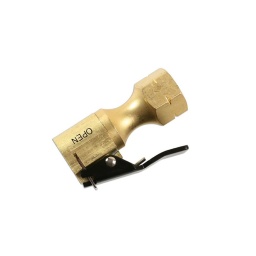 Connecteur de valve de pneu avec raccord 1/4 BSP

Information complémentaire
Raccord 1/4 BSP
Type ouvert à agrafer
Corps en laiton
Conception compacte