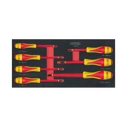 Module tournevis isolées 1000v fente et phillips
- module 1/3
- pour servantes et etablis
- empreinte des outils découpee au laser
- mousse imputrescible
composition :
4 plats : 2.5-3.0-3.5-4.0mm 3 ph : ph1-ph2-ph3