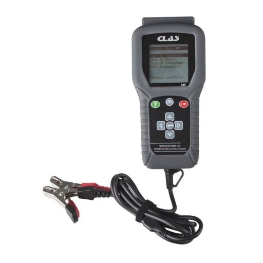 Testeur batteries 12/24V CCA-SAE-DIN-JIS-IEC-EN-CA pour véhicules
