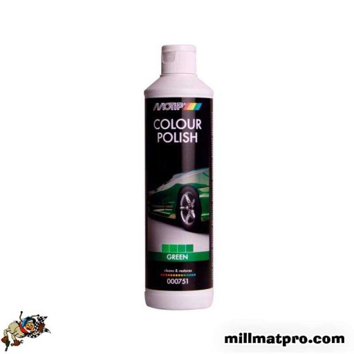 Flacon 500ml de polish de couleur vert