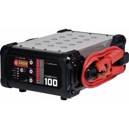 Fournit une puissance maximale d'ampérage permanente et stabilisée.
Contrôlé par microprocesseur.
Convient pour la reprogrammation, flash et diagnostique automobile.
Tension de sortie réglable jusqu'à 14,8V.
Protection contre l'inversion de polarité, les courts-circuits, les erreurs de tension et les surcharges.
Format compact.
Peut se placer sous un véhicule.
Convient pour les batteries au plomb, liquide, AGM et lithium LiFePO4.

Livré avec :
câble de 6m avec pinces
Longueur du câble
6m
Puissance
1500W
Alimentation
12V
Capacité nominale de ref AH 15H min max
10-1000Ah
Tension de charge
90-260V
Tension de sortie
jusqu'à 14,8V
Courant de charge
10-100A
Type de batterie
plomb, AGM, ou lithium
Modèle
Flashmem 100
Dimensions
440x375x240mm
Poids article
8,2KG