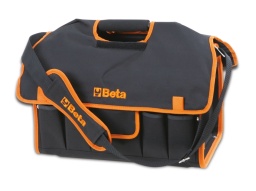 Structure rigide
Double fond. 
Le fond peut être enlevé pour augmenter la capacité du sac
Manche inclinable pour faciliter l'accès aux outils
Élastiques porte-outils, poches intérieures et extérieures
Doublure de couverture 
Bac de rangement compris dans le double fond
420x220x250 mm - 2,3 kg
30	chasse-clous 2-3 mm	
32	pointeau 4 mm	
34	burins plats 125-150 mm	
36	bédanes 150 mm	
42	clés mixtes 6÷14 - 17 - 19 - 21 - 22 - 24 mm	
96/SC9	clés mâles 6 pans coudées 1,5 - 2 - 2,5 - 3 - 4 - 5 - 6 - 8 - 10 mm	
111E	Clé à molette à ouverture graduée, chromée 250 mm	
1048N	Pince multiprise entrepassée 250 mm	
1082G	pince coupante diagonale, branches gainées avec double couche de PVC antidérapant, finition industrielle 160 mm	
1128BMX	ciseaux d’electricien	
1150G	pince universelle, branches gainées avec double couche de PVC antidérapant, modèle grande capacité, finition industrielle 180 mm	
1166G	pince à becs demi-ronds longs striés, branches gainées avec double couche de PVC antidérapant, finition industrielle 160 mm	
1201E	tournevis pour vis à fente 3x75 - 4x100 - 5,5x100 - 6,5x150 mm	
1202E	tournevis pour vis phillips® PH0x60 - PH1x80 - PH2x100 mm	
1370	marteau de mécanicien 300 g	
1692	mètre à ruban 5 m	
1771	cutter à lame sécable 18 mm avec lames
