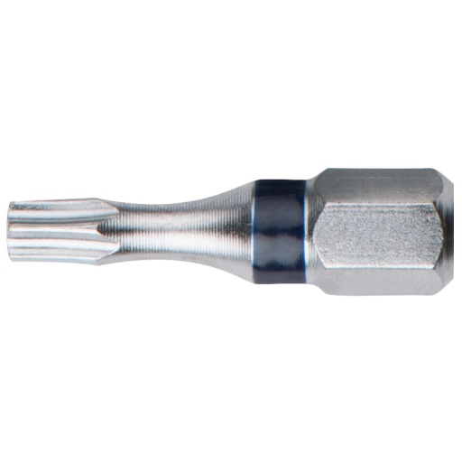 Boite de 5 embouts à code couleur TORSIONpower®, L. 25 mm 1/4" TORX® percé, TB10
