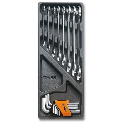 Module thermoformé clés fourche et allen beta 17 pièces