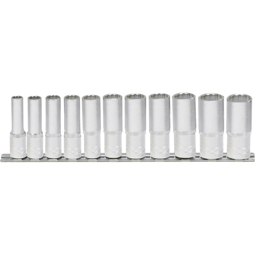 Jeu de douilles 3/8'' 12 pans longue 11 pcs