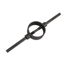 Conçu pour compresser les ressorts dans la fourche et permettre un acces a l'écrou de la coupelle supieure pour depose et pose. 
