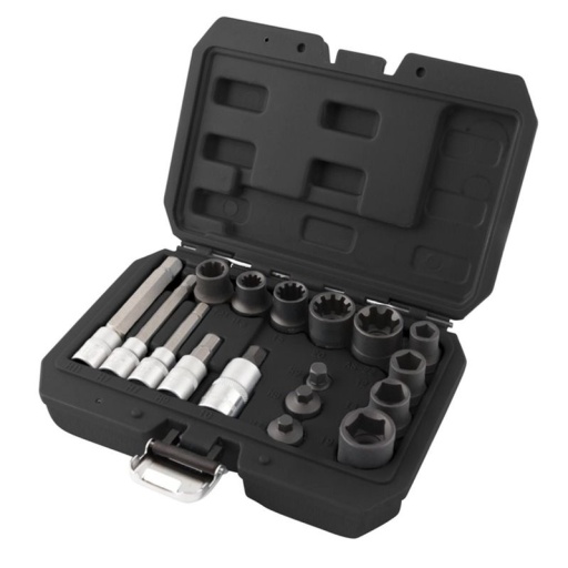 Coffret douilles CrV étrier de frein (18 pcs)