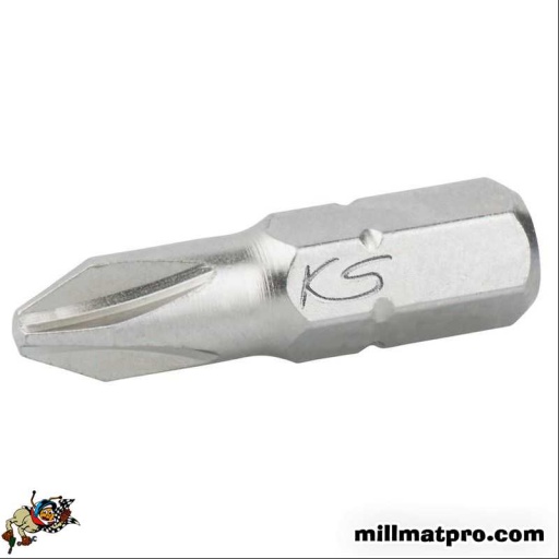 Bo&icirc;te de 5 embouts de vissage PH00, L.25 mm - 1/4''