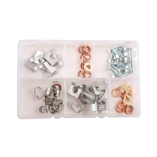 Assortiment de clip de fixation de tube de frein 15 - 28mm Set 80pcs