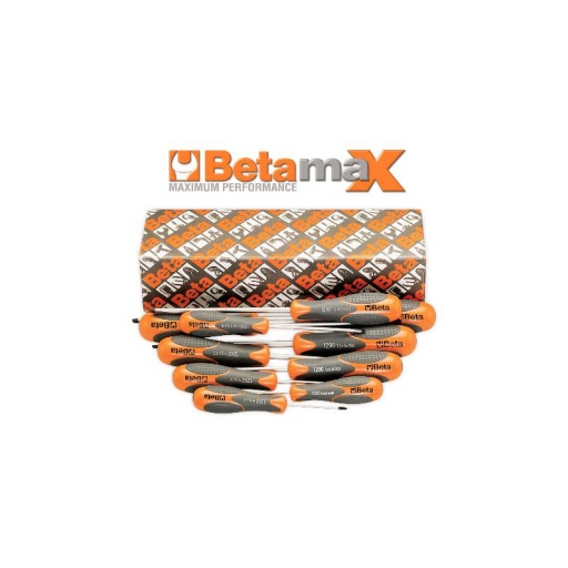 Jeu de 9 tournevis plats betamax