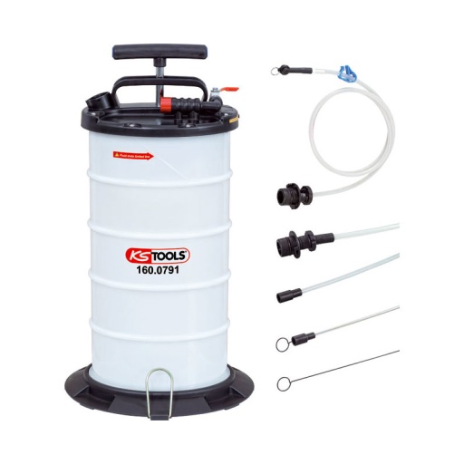 Pompe d'aspiration par vide 9.5l avec 4 sondes