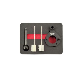 Outil de blocage de vilebrequin pour VAG 1.4 -1.6 - 2.0 TDI (EA288)
Pour les moteurs de série EA288 du groupe VAG

Affectations véhicules : Audi : 1.4 TDI A1, 1.6 TDI A1, A3 8V, A4 B9, Q2.o, 2.0 TDI Audi A3 8V, A4 B9, Q2
Seat : 1.4 TDI Ibiza, 1.6 TDI Seat Leon III, Toledo IV, Atecao, 2.0 TDI Seat Leon III, Ateca, Alhambra II
Skoda :Toledo IV, 1.4 TDI Škoda Fabia III, Rapid (2012), 1.6 TDI Octavia III, Rapid (2012), Superb III, Karoq, 2.0 TDI Octavia III, Superb III, Kodiaq, Karoq
Volkswagen : 1.4 TDI Polo V, 1.6 TDI Beetle, Golf VII, Jetta VI, Tiguan, Touran II, T-Roc, Passat B8, CC, Scirocco III, 2.0 TDI Beetle, Golf VII, Jetta VI, Tiguan, Tiguan II, Touran II, T-Roc, Sharan II, Passat B8, CC, Scirocco III, Arteon, T6, Caddy, Crafter, Amarok

Codes moteurs : Audi : CLHA, CRBB, CRBD, CRFA, CRFC, CRFD, CRLB, DFGB, DJGA
Seat : CLHA, CRLB, DBKA, DDYB, DJGA
Skoda : CFHF, CKFC, CLHA, CLHB, CRLB, CYKA, DCXA, DCZA, DDYB, DFEA, DFFA, DJGA, DSRB
Volkswagen : CFHF, CLHA, CRBB, CRKA, CRKB, CRLB, CYKB, CYZA, DBGA, DCXA, DCYA, DCYB, DCZA, DDYB, DEJA, DEJB, DFEB, DFSD, DGCA, DJGA, DSRB

Codes OEM : T10490