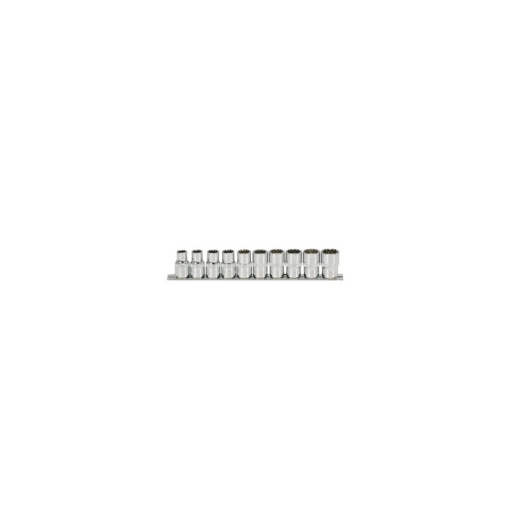 Jeu de douilles 1/4 triple plus sur rail