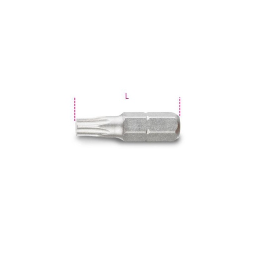 Embout torx 1/4- 25mm t6