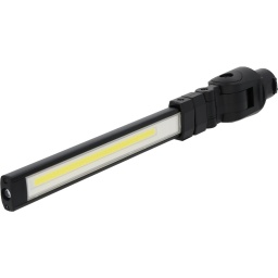 Construction compacte
Pliable et orientable
Intensit&eacute; variable en continu
LED COB extr&ecirc;mement puissante
Spot LED SMD puissant
2&nbsp;modes d&rsquo;&eacute;clairage&nbsp;: lampe frontale COB et spot LED
2&nbsp;intensit&eacute;s d&rsquo;&eacute;clairage&nbsp;: Lumi&egrave;re frontale 9&nbsp;W COB LED de 1100 lumens et Spot SMD LED 2&nbsp;W de 100&nbsp;lumens
Lumi&egrave;re de 6000&nbsp;Kelvin pour un &eacute;clairage optimal de la zone de travail
Autonomie de 2,5 &agrave; 12,5&nbsp;heures pour la LED frontale
Autonomie 7&nbsp;heures pour le spot LED
2 batteries Lithium-Ion de haute capacit&eacute;
Bo&icirc;tier en plastique de qualit&eacute; sup&eacute;rieure
Norme IP54 - protection contre les projections de liquides
Tr&egrave;s r&eacute;sistant - Indice de r&eacute;sistance aux chocs IK07
