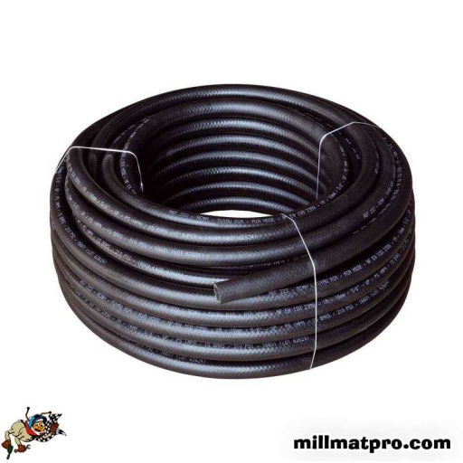 Tuyau air caoutchouc noir 15 bar 10x17mm 