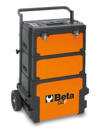 Chariot porte-outils à 3 modules superposables