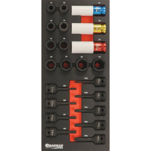 Module 22 douilles chocs 