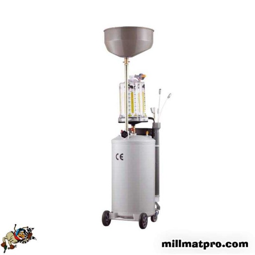 Extracteur et récupérateur pneumatique 80l prechambre 10l