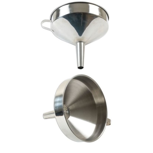 Entonnoir en acier inoxydable de 20 cm de diamètre