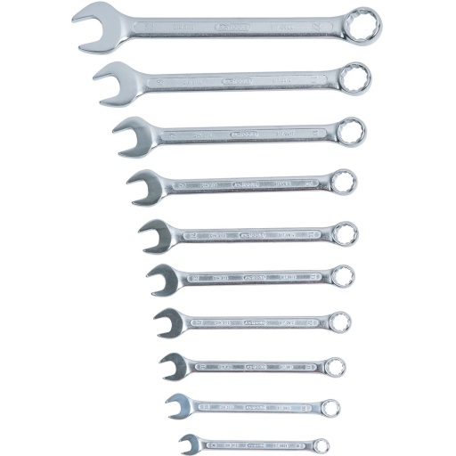 Jeux de cl&eacute;s mixtes coud&eacute;es 10 pcs 8-22mm