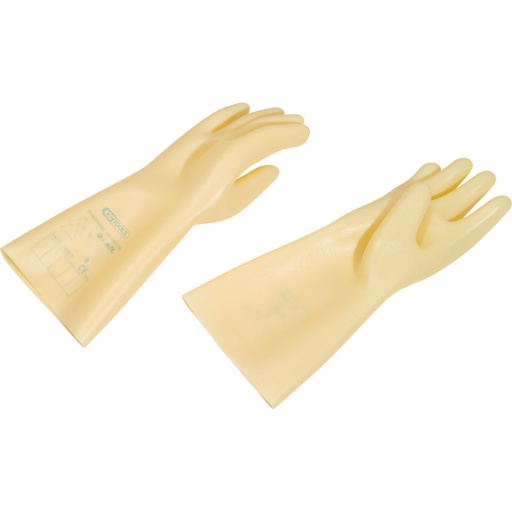 Gants d'électricien en Naturalex blanche, classe 3,  taille 10