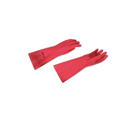 Gants d'électricien en latex naturel rouge classe 0 AZC T8