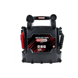 Booster à batterie 12 V - 2500 A
Pour moteurs essence et diesel du VL au VUL
Câbles renforcés Ø 35 mm² L.1600 mm et entièrement isolés 1000 V
Pinces coudées industrielles en laiton pur et entièrement isolées
Fusible intégré dans la pince noire
Alarme sonore et visuelle en cas d'inversion de polarité
Protection électronique qui évite tout retour de charge en cas d'inversion de polarité - Supprime tout risque d'explosion du booster
Interrupteur marche/arrêt
Grande autonomie : durée de vie de 400 cycles
Indication du niveau de charge par LED
Batterie au plomb étanche sans entretien
Poignée qui assure une manipulation facile et confortable
Rangement pratique des câbles sur le côté du boîtier
Prise allume-cigare avec cordon fourni pour alimentation 12V ou maintien de charge pour conservation de la mémoire
Dimensions :	l.300 x P.150 x H.370 mm
Longueur du câble d'alimentation :	1,67 m
Section câble (mm²) :	25 mm²
Sécurisation :	500 A
Temps de charge :	8h max
Tension batterie :	12 V
Tension électrique :	12 V DC / 1,2 A
Utilisation générale :	VL - VUL
Poids :	11,60 kg
Courant de pointe :	2500 A
Courant de démarrage :	850 A