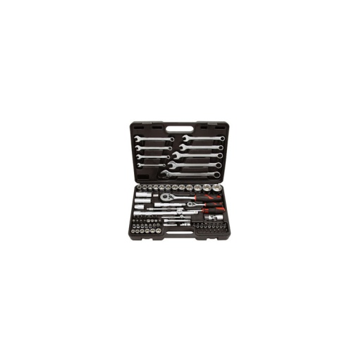 Coffret 82 pièces douilles f6 1/4 1/2