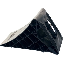 Permet de bloquer votre remorque, caravane ou véhciule.
Sécurité supplémentaire.
Charge: 5000 kg par cale 
Caractéristiques: plastique noir 
Poids: 1,92kg