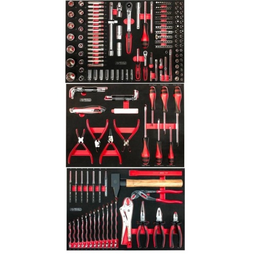 Composition outillage ks tools 3 tiroirs 264 pièces