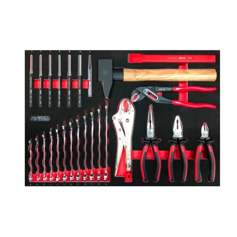 Jeu de clés dynamométriques à emmancher 14x18 mm, 1/2''- 31 pcs KS Tools -  516.1730