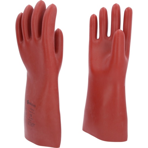 Gants de protection pour électricien à protection mécanique et thermique taille 12 classe 0 rouge