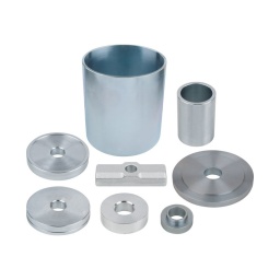 Jeu pour le démontage des roulements de roues avant - nissan - opel - renault
- pour le montage et démontage des roulements compacts de l'essieu avant
- n'endomm ge pas le capteur abs
Vérin hydraulique conseille : 16t (440.0005). 22t (440.0010). 32t (440.0025)
utilisation : nissan primastar. opel vivaro. renault trafic
composition :
bras de support
tube de pression
disque d'appui dia 57 mm disque d'appui. dia 83 mm disque d'appui dia 88 mm flasque de moyeu
disque de pression. dia 167 mm tube de pression
