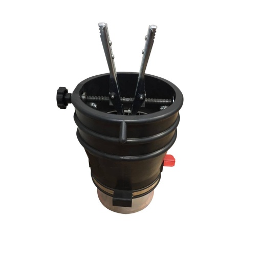 Entonnoir rond ø150mm  pince + volet fermeture 