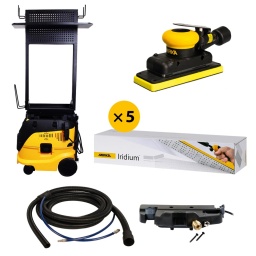 Pack iridium os 383cv workstation
IRIDIUM 70x400mm Grip 140T Perf 80, 50/unité 246B205080
IRIDIUM 70x400mm Grip 140T Perf 150, 50/unité 246B205015
IRIDIUM 70x400mm Grip 140T Perf 240, 50/unité 246B205025
IRIDIUM 70x400mm Grip 140T Perf 320, 50/unité 246B205032
IRIDIUM 70x400mm Grip 140T Perf 400, 50/unité 246B205041
Mirka OS 383CV 70x198mm 3,0 8991500111
Pneumatic Box for DE 1230/1242 230V EU 8999101011
Système de fixation des coffrets pour 1230/1242 8999110411
Tuyau coaxial pneumatique 27mm x 5,5m 8992514511
700910120
700910125
Extracteur de poussière Mirka 1230 L AFC EU 230V 8999200111
Workstation pour extracteur Mirka 1230/1242 9190148011

