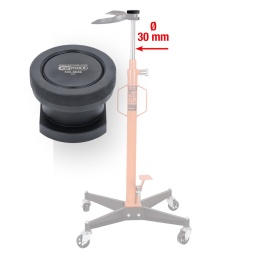 Pour la fixation d&rsquo;un support de ressort
Id&eacute;al pour soutenir la jambe de suspension
Emp&ecirc;che l&rsquo;abaissement de la jambe de suspension pendant les travaux sur l&rsquo;essieu
Prise s&ucirc;re via un arceau de verrouillage
adapt&eacute; pour les v&eacute;rins de fosse d&rsquo;un diam&egrave;tre de prise 30 mm
Utilisation facile
En acier sp&eacute;cial
