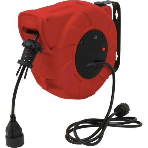 Enrouleur &eacute;lectrique automatique HO5VV-F 11m+2m 3G1,5mm&sup2; 230V