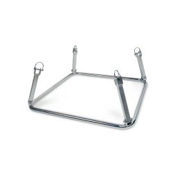 Support pour leviers de pneus BETA 3071A et 3071B
pour élever les leviers de pneus BETA 3071A et 3071B, ce qui facilite le retrait des pneus; cadre en acier galvanisé, avec base carrée pour une fermeté accrue.
Avec 4 crochets de fixation