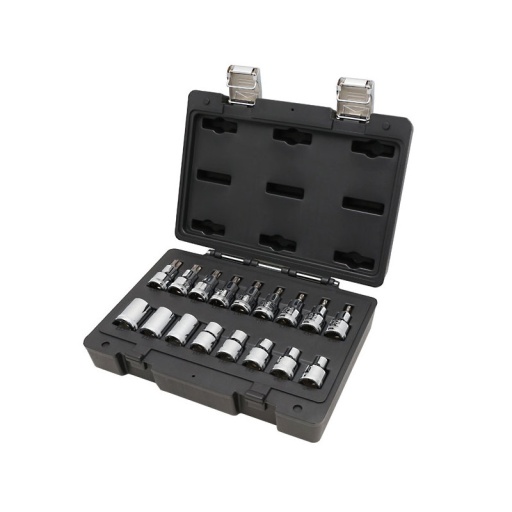 Coffret douilles torx mâle et femelle