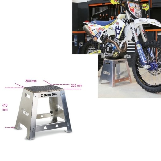 3048-BÉQUILLE CROSS RACING EN ALUMINIUM