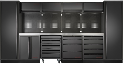 MOBILIO BLK Mobilier d'atelier 6 éléments, Acier inoxydable