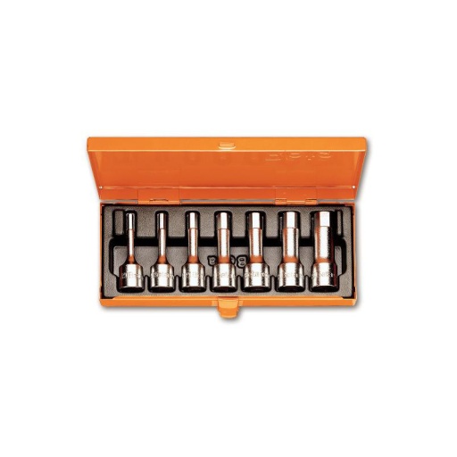Coffret 7 douilles 1/2" monobloc allen 