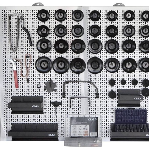 Panneau selection vidange avec tous les accessoires