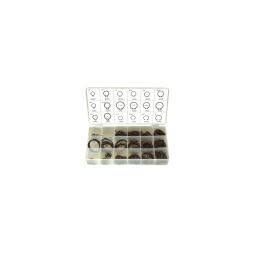 Assortiment de 300 circlips
composition:
3mm (20) - 4mm (10)
5mm (15) - 6mm (25)
8mm (15) - 10mm (20)
11mm (15) - 12mm (15)
13mm (25) - 14mm (15)
16mm (20) - 19mm (25)
20mm (15) - 22mm (20)
25mm (15) - 26mm (15)
28mm (10) - 32mm (5)