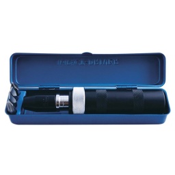 Tournevis à frapper - 7 pcs Utilisation en mode vissage et dévissage Inclut un carré en 1/2" pour vos douilles Inclut les embouts plat en 8 et 10mm et Philips  Ph2, Ph3, Ph4 Fourni dans une boite en métal robuste Embout en 5/16" (8mm) 