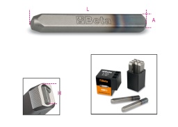 Fournis dans des coffrets de rangement en plastique, ces poinçons sont idéaux pour le marquage manuels.
Coffret comprenant 9 poinçons numérotés de 0 à 9 (le numéro 9 s'utilise également pour le numéro 6) pour de graver l'acier avec une résistance R jusqu'à 80 kg/mm2.

UTILISATION SIMPLE
Ce coffret de 9 poinçons numérotés à graver permet de marquer de manière permanente des pièces métalliques au moyen d'un outil à frappe.

LARGE GAMME
La large gamme de BETA permet de choisir la taille de caractère la mieux adaptée aux besoins de l'utilisateur : Hauteurs disponibles de 3, 4, 5, 6, et 8 mm.

RANGEMENT ET ORGANISATION
Ces poinçons sont fournis en coffret pour un rangement optimal.

DÉTAIL ET PERSONNALISATION
Chaque poinçon est marqué avec : le caractère gravé, la hauteur des caractères en mm/pouces et le logo BETA.
