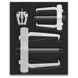 Module thermoformé extracteurs 2 griffes 3 pièces
- composition: 
3 extracteurs mini/pm/gm
- plateau thermoformé rigide 
- 1/2 de tiroir
- 367x294mm - qualité premium beta depuis 1939