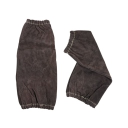 Manchette en cuir
- brun foncé
- croûte de cuir
- maintien avec bande en caoutchouc